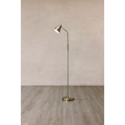 Markslöjd 108715 - Stojacia lampa STORY 1xE14/40W/230V mosadz
