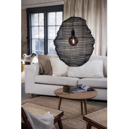 Markslöjd 108772 - Luster na lanku TAZZA 1xE27/40W/230V čierna