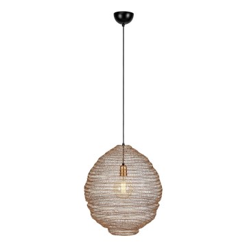 Markslöjd 108773 - Luster na lanku TAZZA 1xE27/40W/230V zlatá