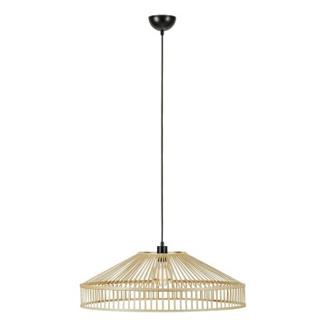 Markslöjd 108783 - Luster na lanku TAPA 1xE27/40W/230V béžová/bambus