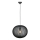 Markslöjd 108791 - Luster na lanku FORENCE 1xE27/40W/230V pr. 50 cm čierna
