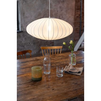 Markslöjd 108794 - Luster na lanku FORENCE 1xE27/40W/230V pr. 60 cm biela
