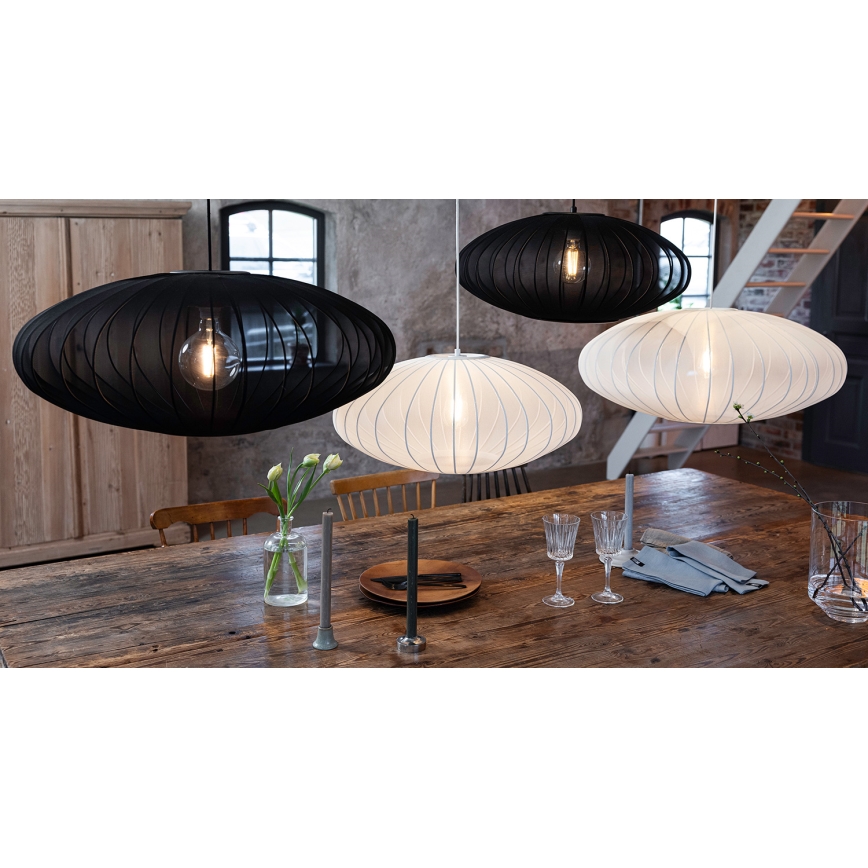 Markslöjd 108794 - Luster na lanku FORENCE 1xE27/40W/230V pr. 60 cm biela