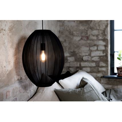 Markslöjd 108795 - Luster na lanku FLORENCE 1xE27/40W/230V čierna