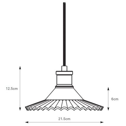 Markslöjd 108854 - Luster na lanku NOVIA 1xE27/40W/230V čierna/dymová
