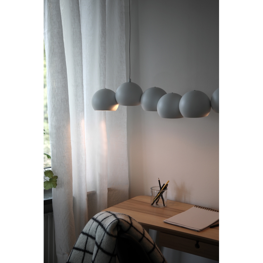 Markslöjd 108859 - Luster na lanku CUPOLO 7xE14/40W/230V biela