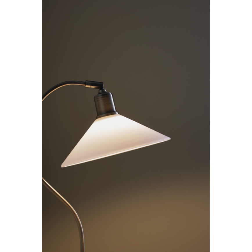 Markslöjd 108863 - Stolná lampa VELA 1xE27/40W/230V mosadz/biela