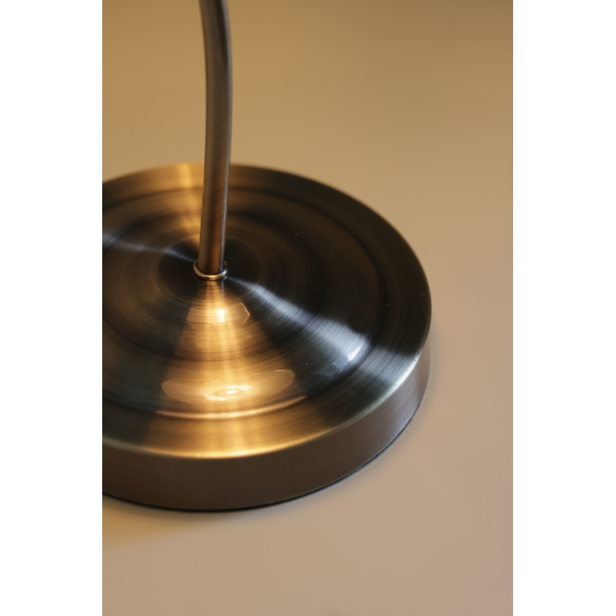 Markslöjd 108863 - Stolná lampa VELA 1xE27/40W/230V mosadz/biela