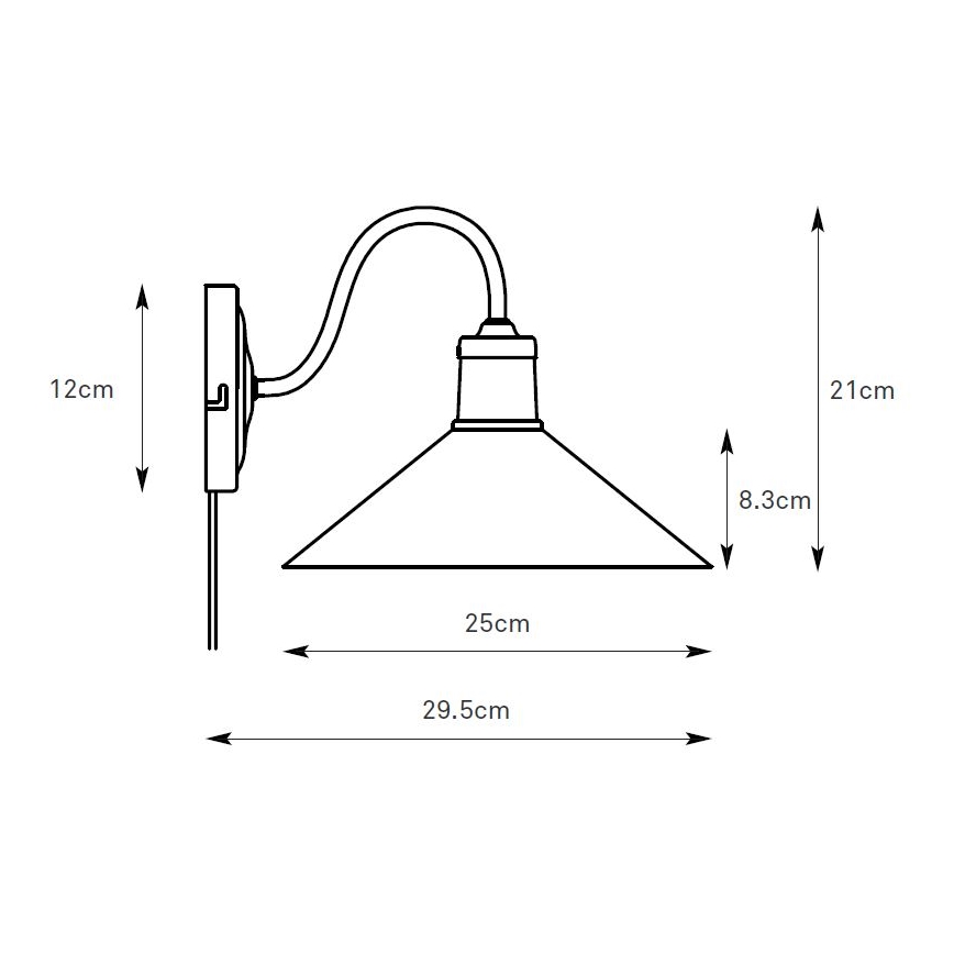 Markslöjd 108865 - Nástenná lampa VELA 1xE27/40W/230V mosadz/biela