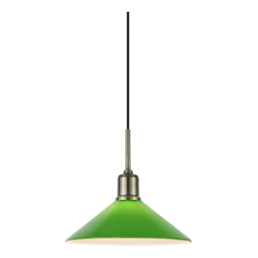 Markslöjd 108868 - Luster na lanku VELA 1xE27/40W/230V mosadz/zelená