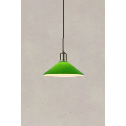 Markslöjd 108868 - Luster na lanku VELA 1xE27/40W/230V mosadz/zelená