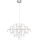 Markslöjd 108870 - LED Stmievateľný krištáľový luster na lanku EFESOS LED/25W/230V pr. 80 cm