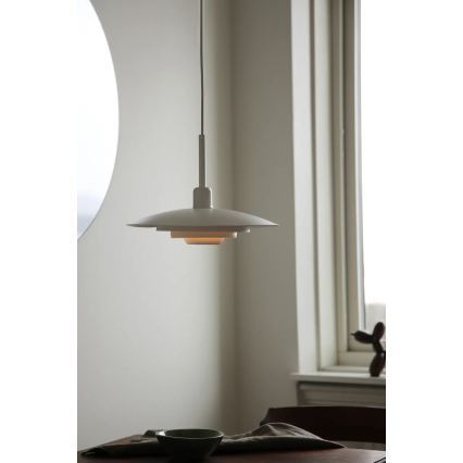 Markslöjd 108874 - Závesný luster PINY na lanku 1xE27/60W/230V pr. 35 cm biela