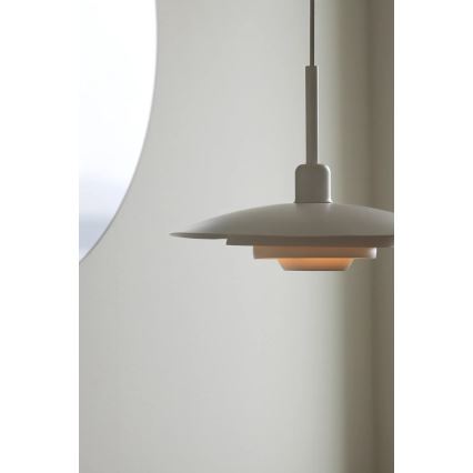 Markslöjd 108874 - Závesný luster PINY na lanku 1xE27/60W/230V pr. 35 cm biela