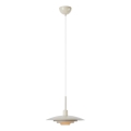 Markslöjd 108875 - Závesné svietidlo na lanku PINY 1xE27/60W/230V pr. 35 cm béžové