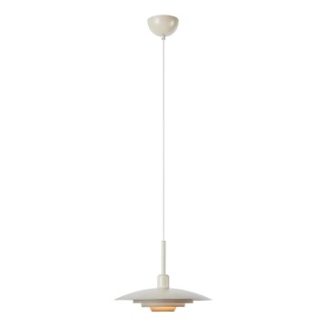 Markslöjd 108875 - Závesné svietidlo na lanku PINY 1xE27/60W/230V pr. 35 cm béžové