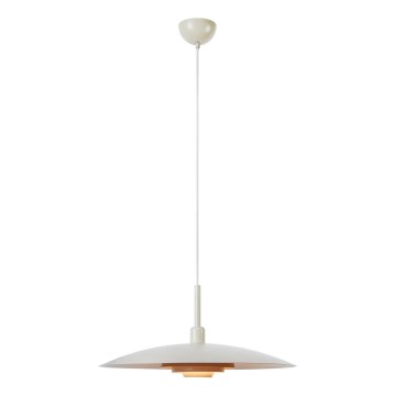 Markslöjd 108877 - Závesné svietidlo na lanku PINY 1xE27/60W/230V priemer 57 cm, béžové