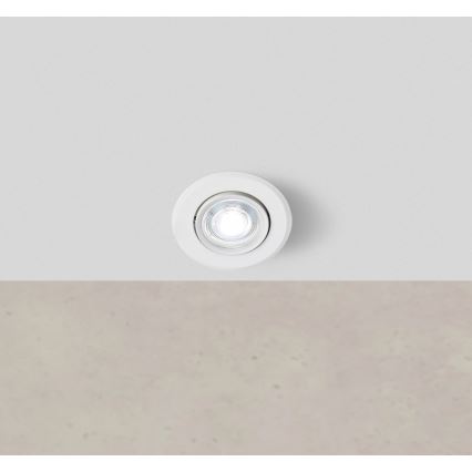 Markslöjd 108885 - stmievateľné LED kúpeľňové podhľadové svietidlo PLUTO LED/4,9W/230V CRI 90 IP44 biela