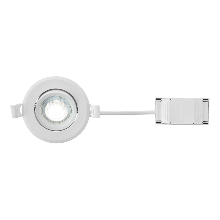 Markslöjd 108885 - stmievateľné LED kúpeľňové podhľadové svietidlo PLUTO LED/4,9W/230V CRI 90 IP44 biela