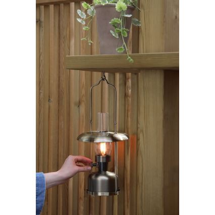 Markslöjd 108894 - LED stmievateľná vonkajšia nabíjateľná stolná lampa FANOS LED/2,5W/3,7V 4000 mAh IP44 mosadz