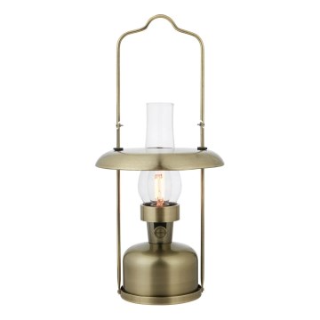 Markslöjd 108894 - LED stmievateľná vonkajšia nabíjateľná stolná lampa FANOS LED/2,5W/3,7V 4000 mAh IP44 mosadz
