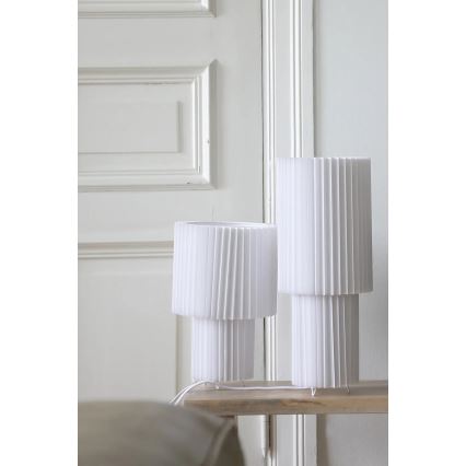 Markslöjd 108895 - Stolová lampa CATIS 1xE27/60W/230V 32 cm biela