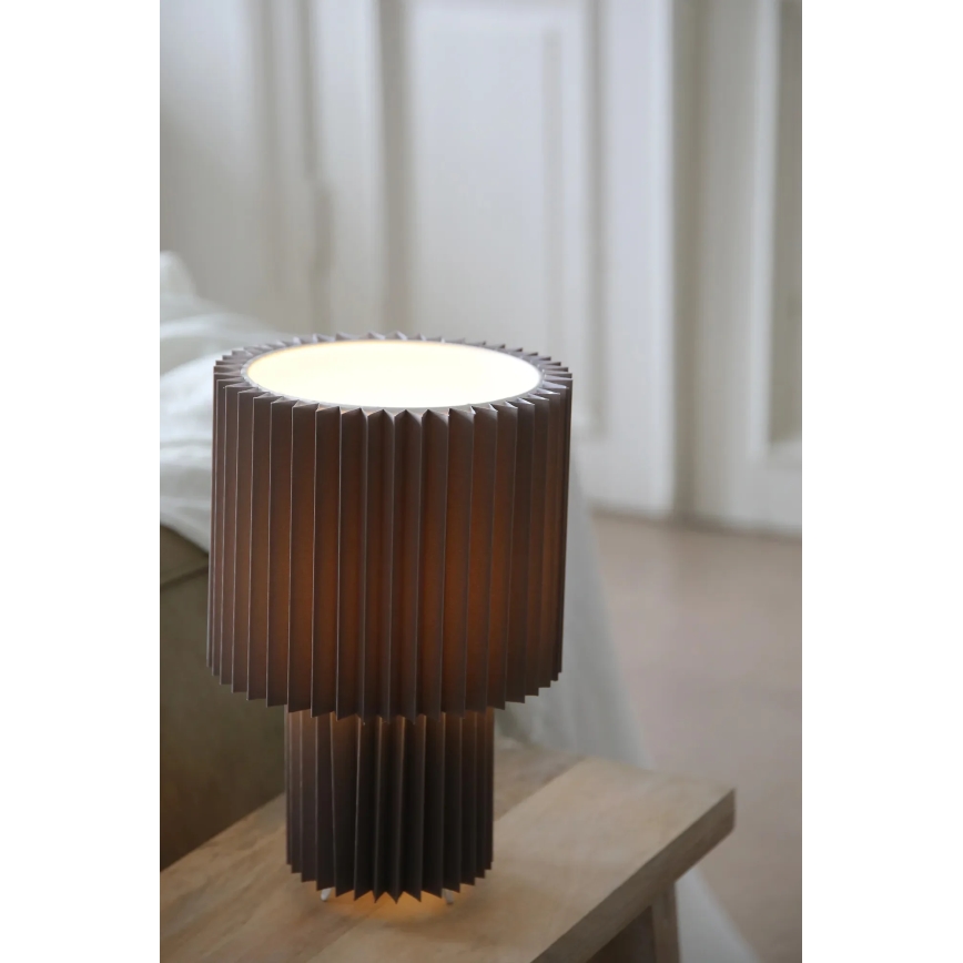Markslöjd 108896 - Stolná lampa CATIS 1xE27/60W/230V 32 cm sivá