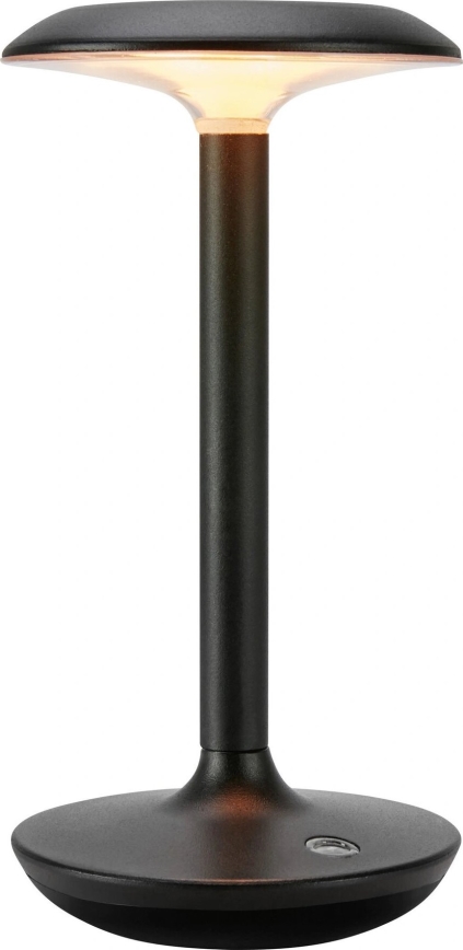 Markslöjd 108918 - LED Stmievateľná vonkajšia nabíjacia stolná lampa PETIT LED/2W/1800 mAh 2200/2700/3000K IP44 čierna