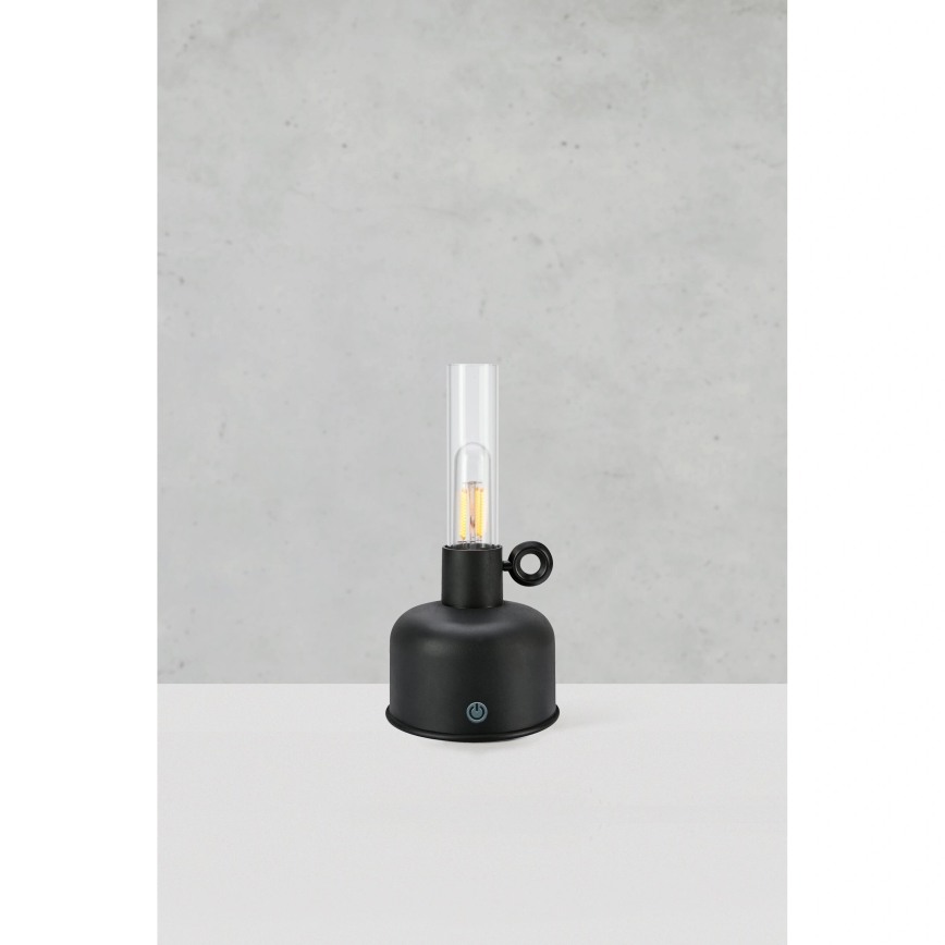 Markslöjd 108919 - LED Stmievateľná vonkajšia nabíjacia stolná lampa ASTRID LED/2W/1200 mAh IP44 čierna
