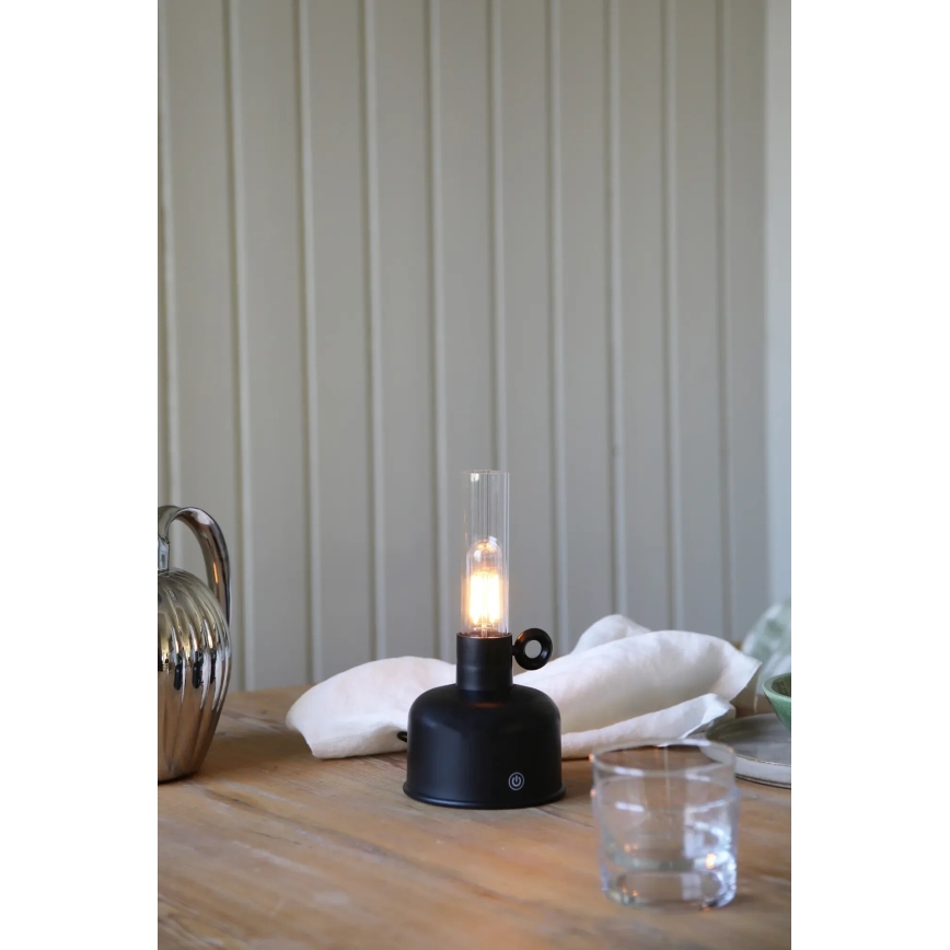 Markslöjd 108919 - LED Stmievateľná vonkajšia nabíjacia stolná lampa ASTRID LED/2W/1200 mAh IP44 čierna
