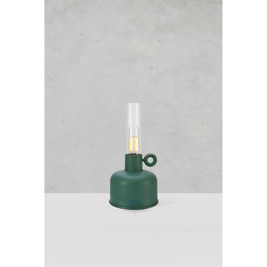 Markslöjd 108920 - LED Stmievateľná vonkajšia nabíjacia stolná lampa ASTRID LED/2W/1200 mAh IP44 zelená