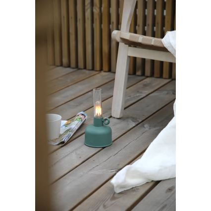 Markslöjd 108920 - LED Stmievateľná vonkajšia nabíjacia stolná lampa ASTRID LED/2W/1200 mAh IP44 zelená