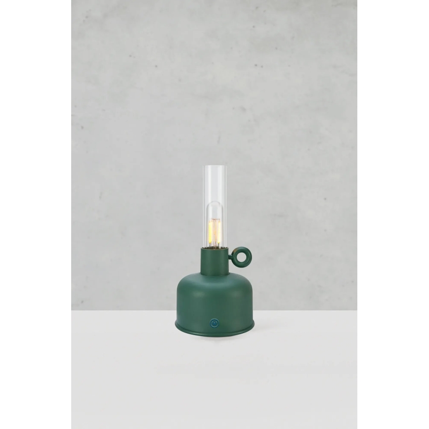 Markslöjd 108920 - LED Stmievateľná vonkajšia nabíjacia stolná lampa ASTRID LED/2W/1200 mAh IP44 zelená