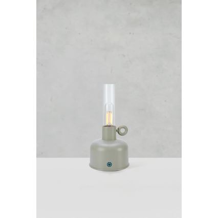 Markslöjd 108921 - LED Stmievateľná vonkajšia nabíjacia stolná lampa ASTRID LED/2W/1200 mAh IP44 šedá