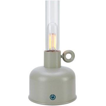 Markslöjd 108921 - LED Stmievateľná vonkajšia nabíjacia stolná lampa ASTRID LED/2W/1200 mAh IP44 šedá