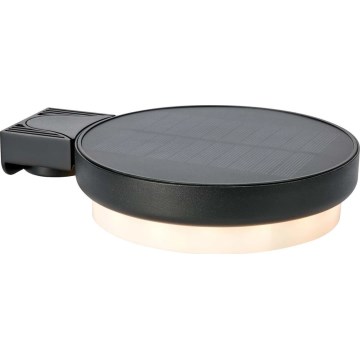 Markslöjd 108952 - LED stmievateľné solárne nástenné svietidlo FRAME LED/2W/3,7V 4000 mAh IP44 čierne