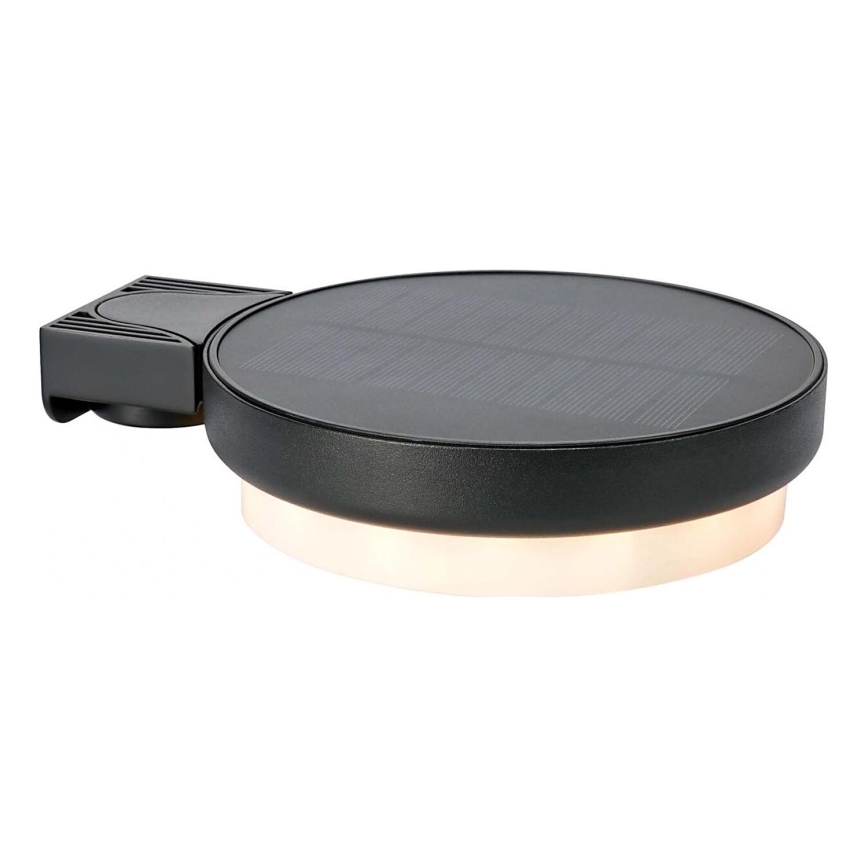 Markslöjd 108952 - LED stmievateľné solárne nástenné svietidlo FRAME LED/2W/3,7V 4000 mAh IP44 čierne