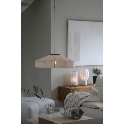 Markslöjd 108955 - Luster na lane ALIA 1xE27/60W/230V ľan/čierna