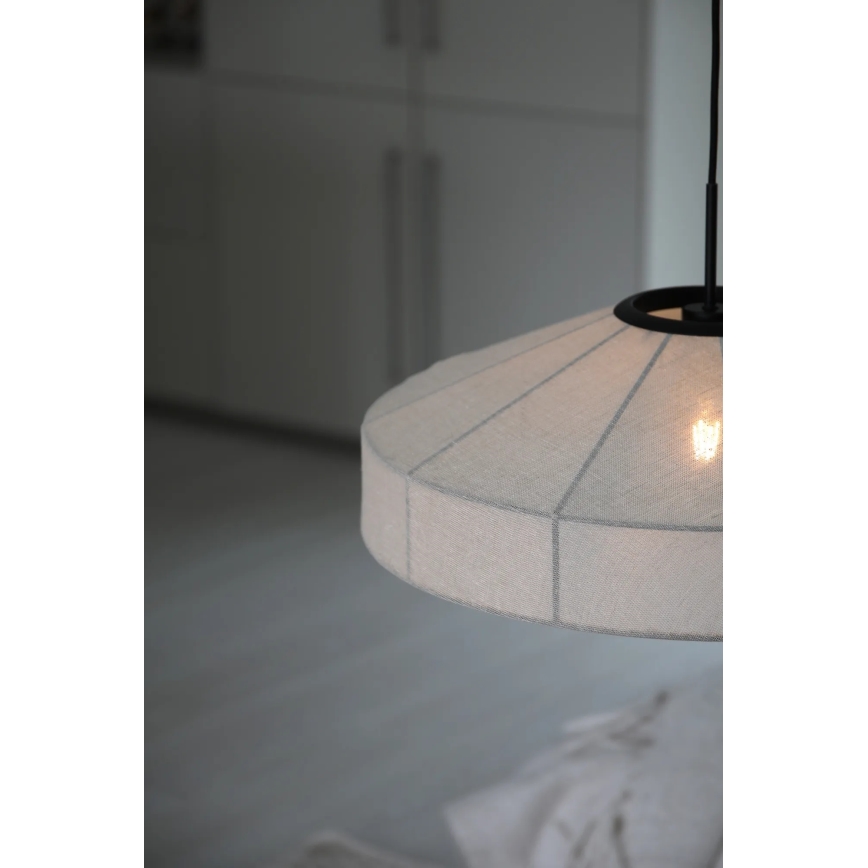 Markslöjd 108955 - Luster na lane ALIA 1xE27/60W/230V ľan/čierna