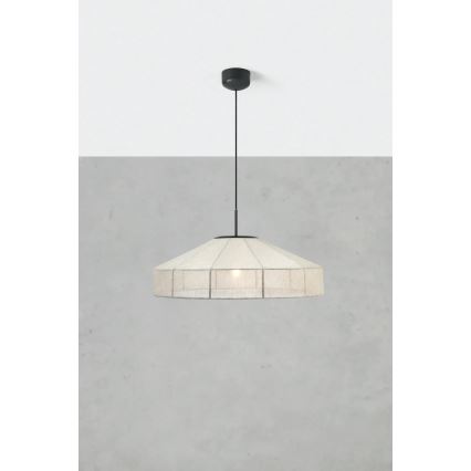 Markslöjd 108955 - Luster na lane ALIA 1xE27/60W/230V ľan/čierna