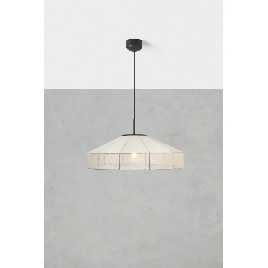 Markslöjd 108955 - Luster na lane ALIA 1xE27/60W/230V ľan/čierna