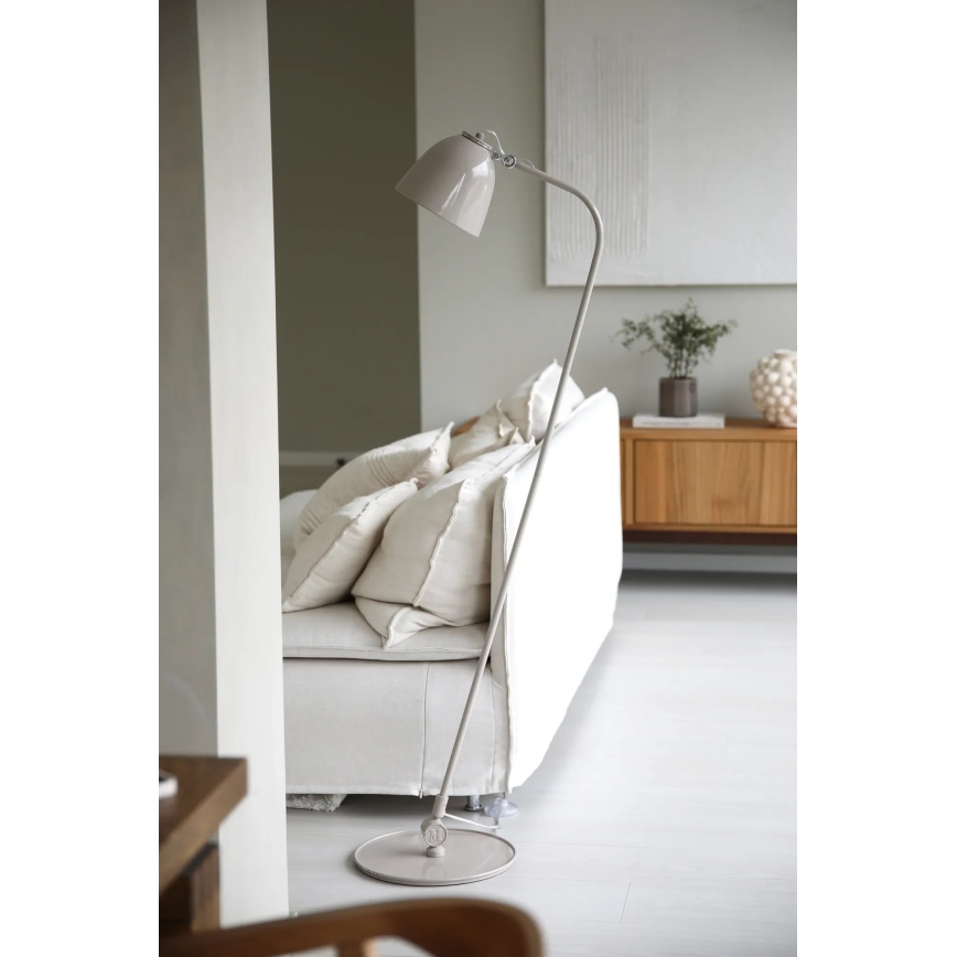 Markslöjd 108966 - Stojacia lampa TILT 1xE27/60W/230V sivá