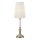 Markslöjd 108969 - Stolná lampa NOBLE 1xE14/40W/230V 56 cm biela/mosadz