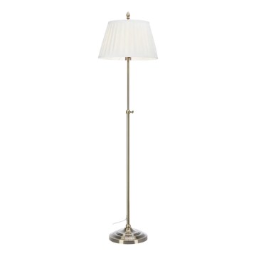 Markslöjd 108972 - Stojacia lampa OXFORD 1xE14/40W/230V biela/mosadz