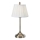 Markslöjd 108973 - Stolná lampa OXFORD 1xE14/40W/230V biela/mosadz