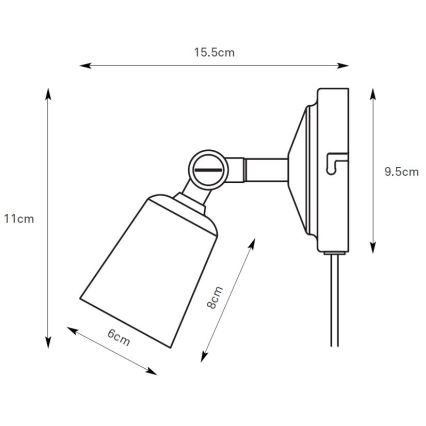 Markslöjd 108979 - Nástenné bodové svietidlo TINY 1xGU10/7W/230V lesklý chróm