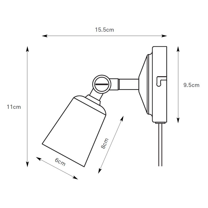 Markslöjd 108979 - Nástenné bodové svietidlo TINY 1xGU10/7W/230V lesklý chróm