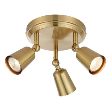 Markslöjd 108980 - Bodové svietidlo TINY 3xGU10/7W/230V mosadz