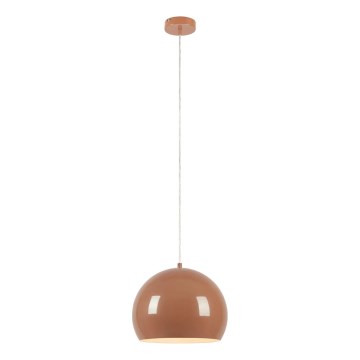 Markslöjd 108987 - Luster na lanku POP 1xE27/40W/230V priemer 28 cm hnedý