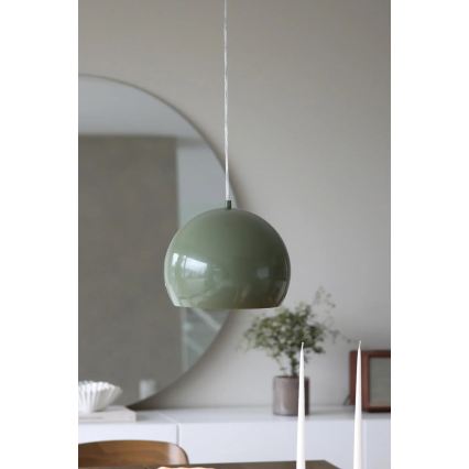 Markslöjd 108988 - Závesný luster POP na lanku 1xE27/40W/230V priemer 28 cm zelený